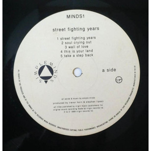Simple Minds - Street Fighting Years 1989 UK Version Vinyl LP Gatefold ***READY TO SHIP from Hong Kong***